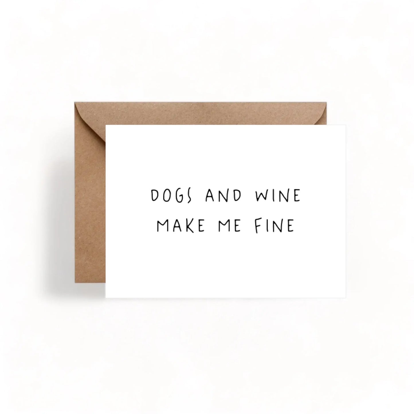 La Carte de vœux DOGS AND WINE