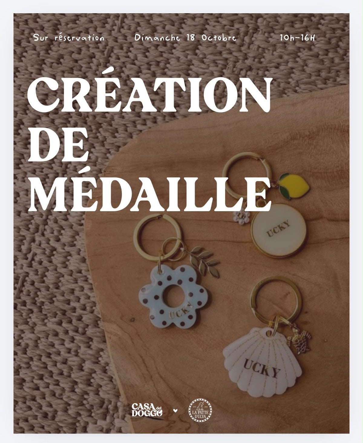 Atelier - Personnalisation Médailles 🐶