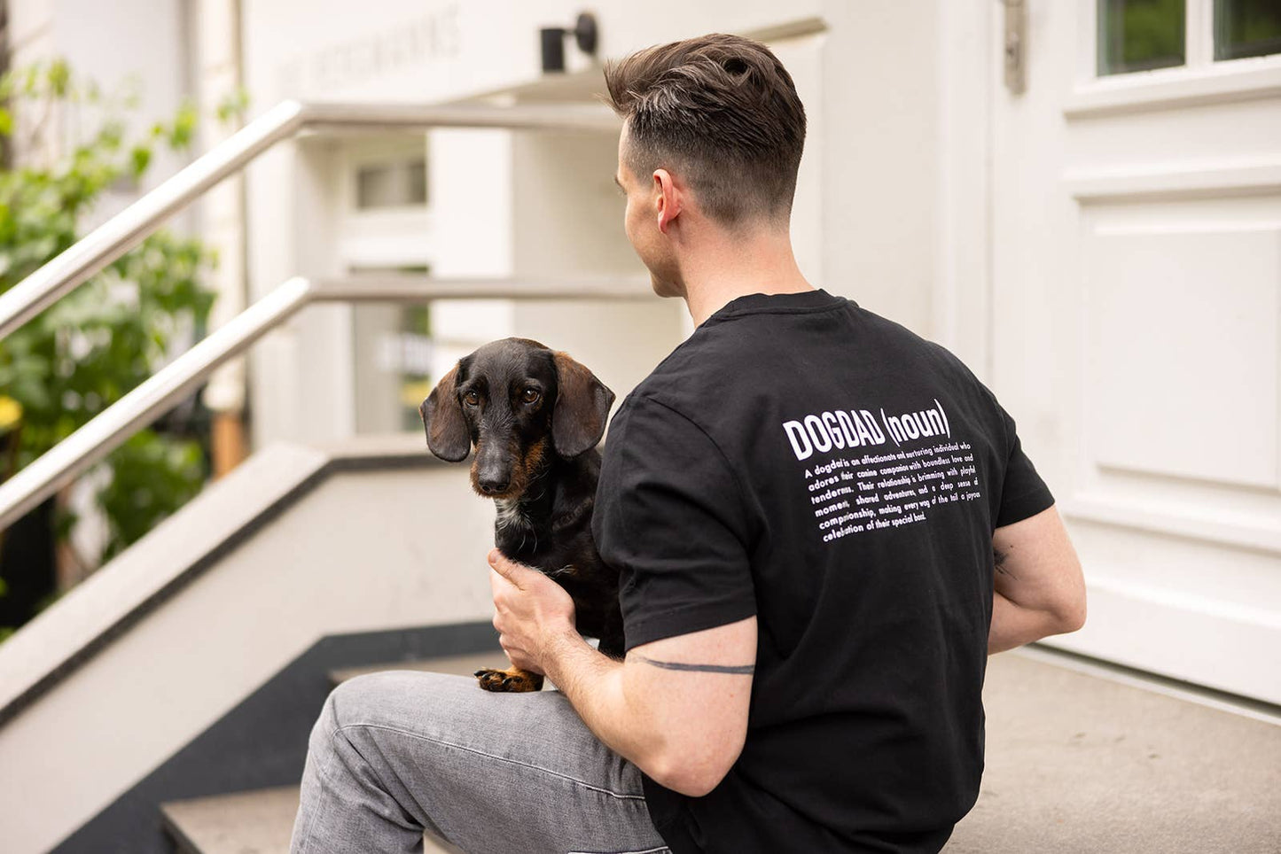 Le T-SHIRT DOGDAD - Noir