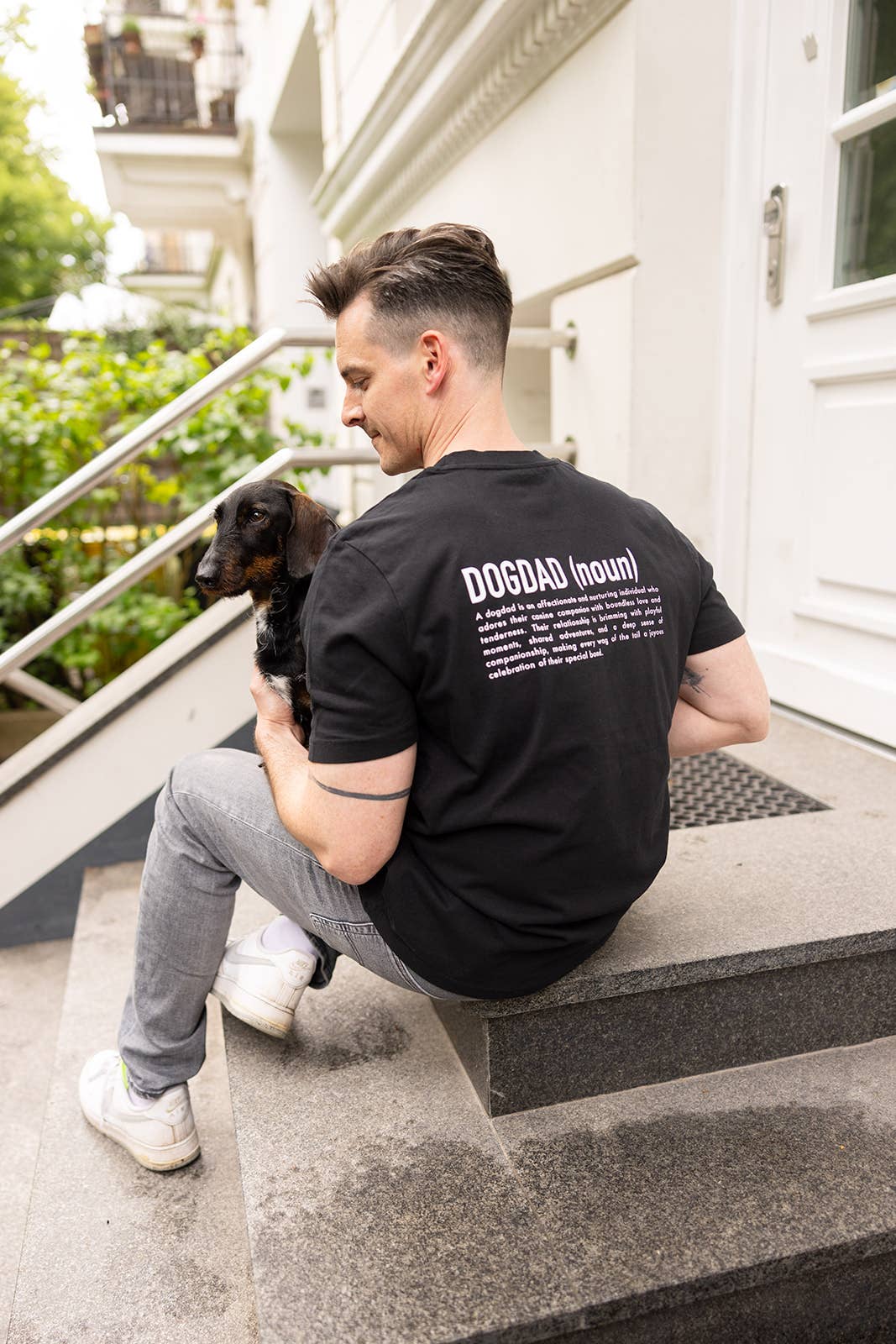 Le T-SHIRT DOGDAD - Noir