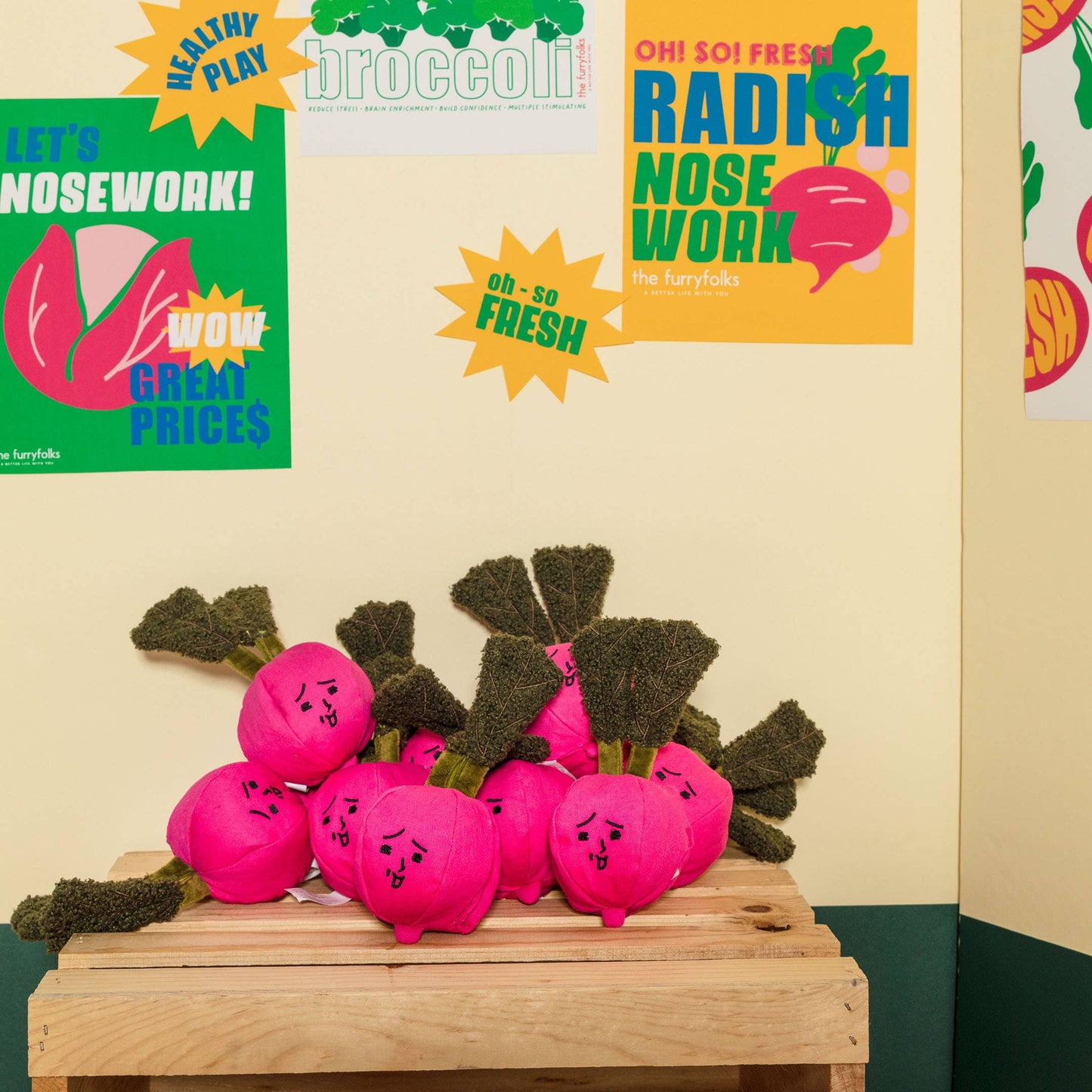 Jouet de travail Radish Nose