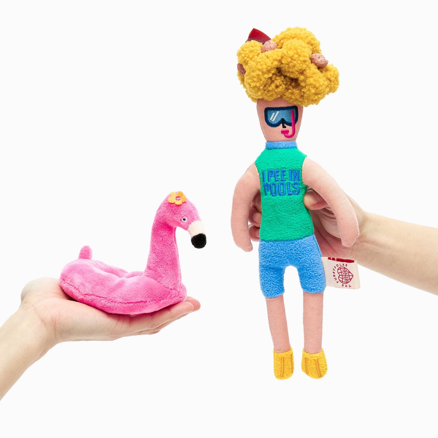 Jouet de pistage pour nez de flamant rose Hooman