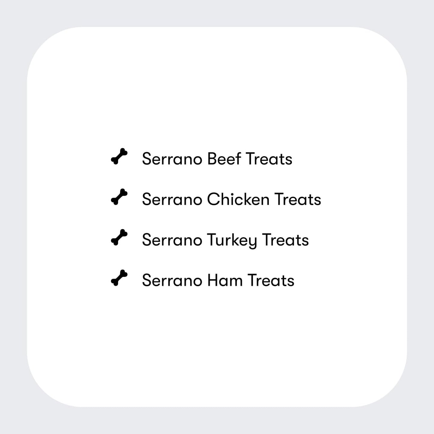 Les Friandises de dinde Serrano