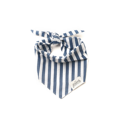 Le Bandana - Rayé Bleu et Blanc
