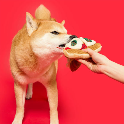 Jouet de pistage pour chien en forme de pizza