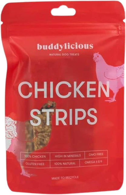 Les Friandises en lamelles de poulet 100 % naturelles