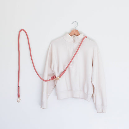 La Laisse Mains Libres - Corde - Baby Pink