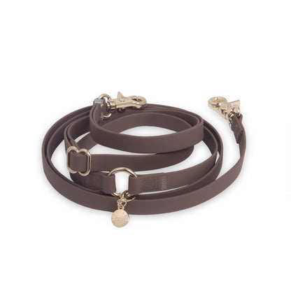 La Laisse pour chien en forme de nuage convertible 4 en 1 Espresso Brown
