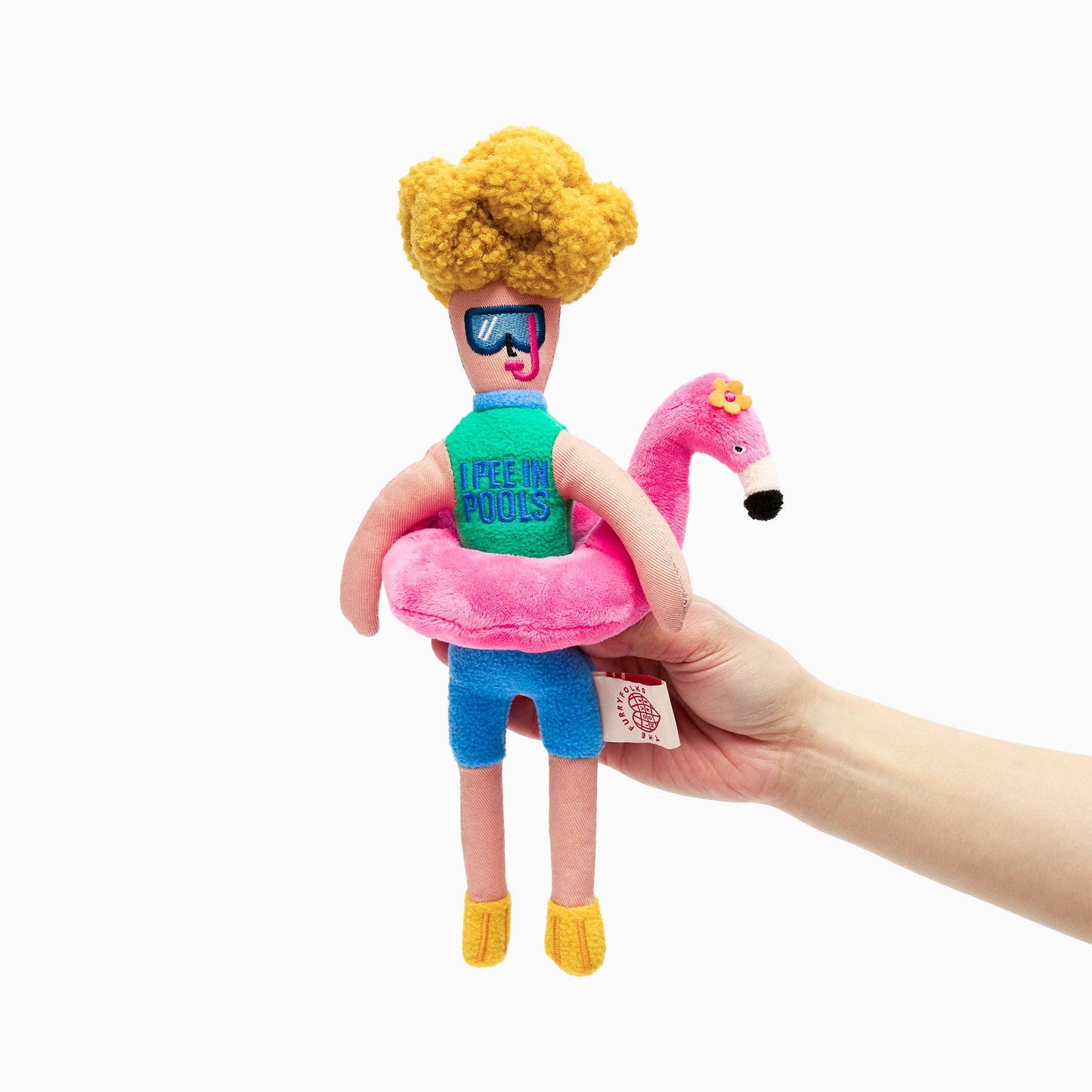 Jouet de pistage pour nez de flamant rose Hooman