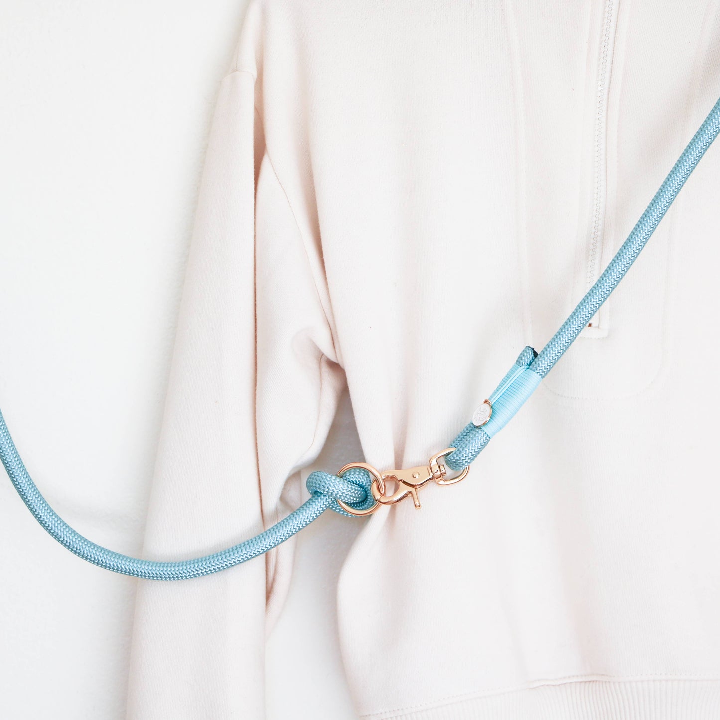 La Laisse Mains Libres - Corde - Baby Blue