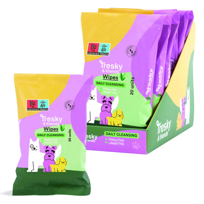 Lingettes nettoyantes quotidiennes