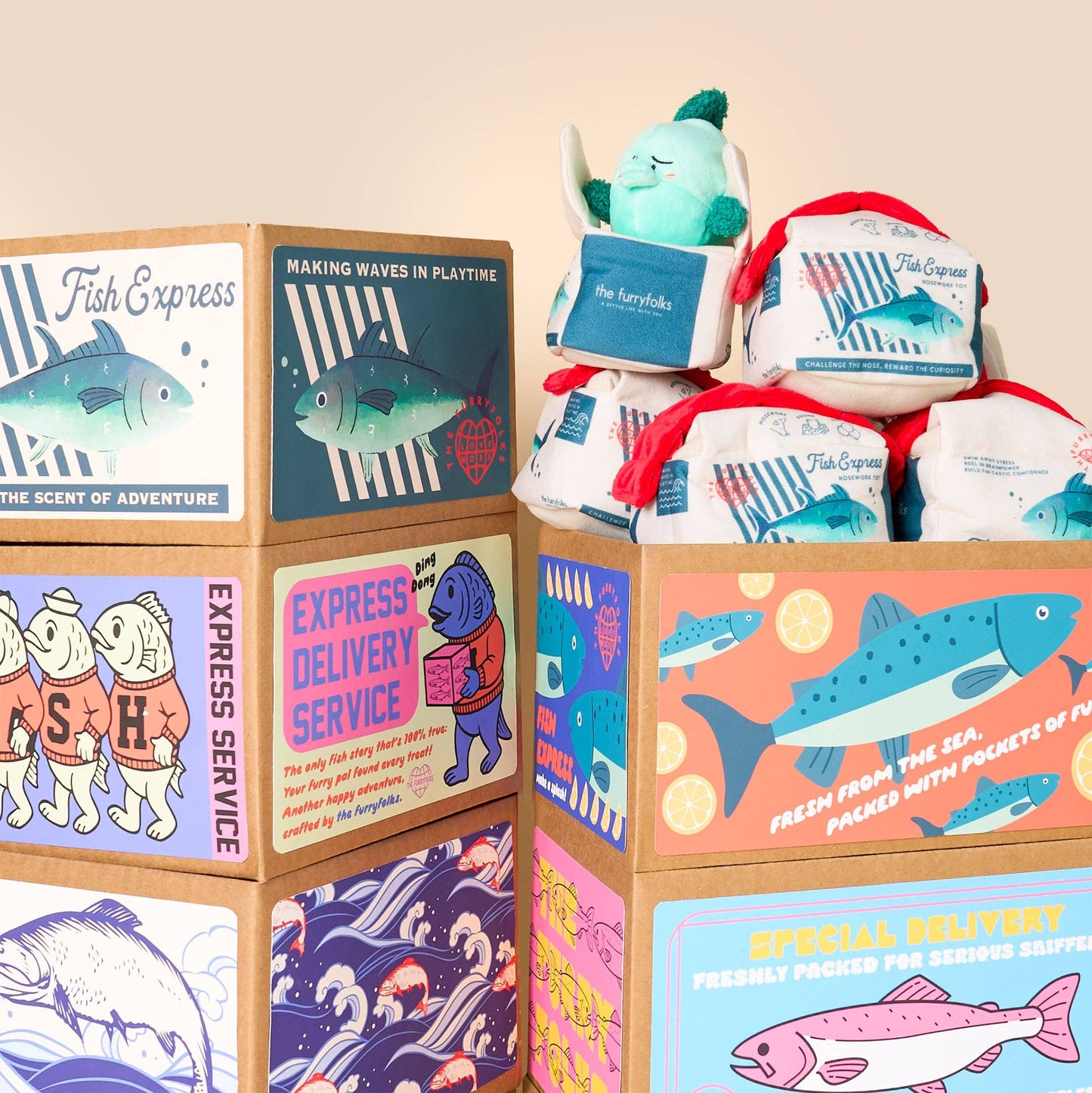 La Boîte Poisson - Jouet d'Occupation
