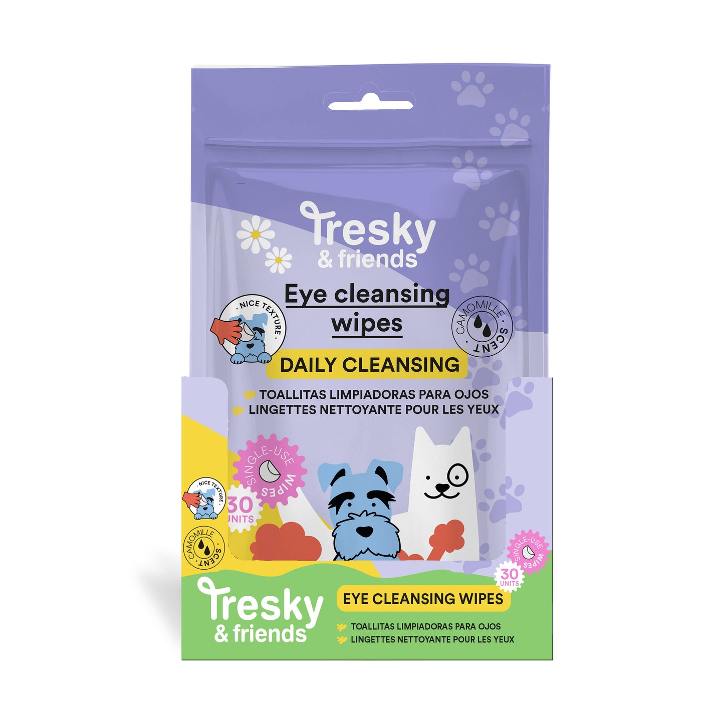 Les lingettes nettoyantes yeux