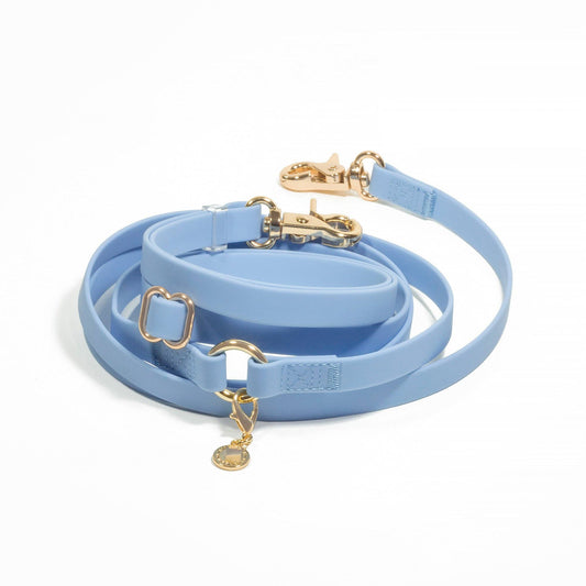La Laisse pour chien Malibu Blue convertible 4 en 1 mains libres Cloud