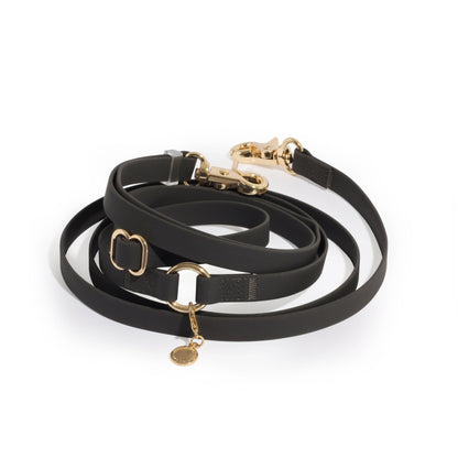 La Laisse pour chien Ember Black convertible 4 en 1 Hands Free Cloud