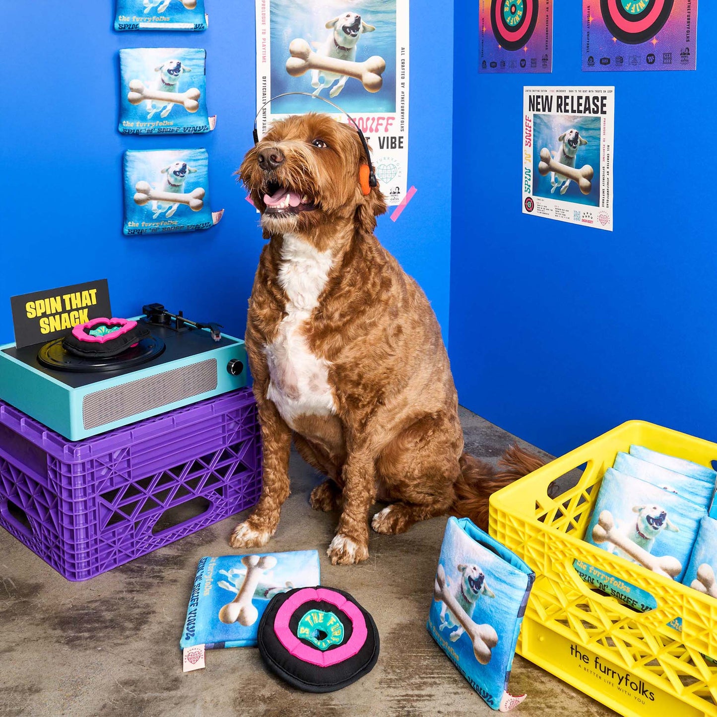 Le Jouet d’odorat en vinyle pour chien