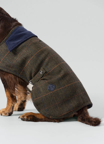 La veste en tweed à carreaux vert foncé - Hackett x Hugo Hudson