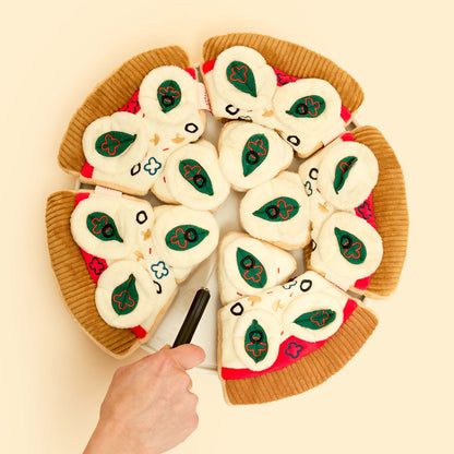 Jouet de pistage pour chien en forme de pizza