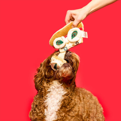 Jouet de pistage pour chien en forme de pizza