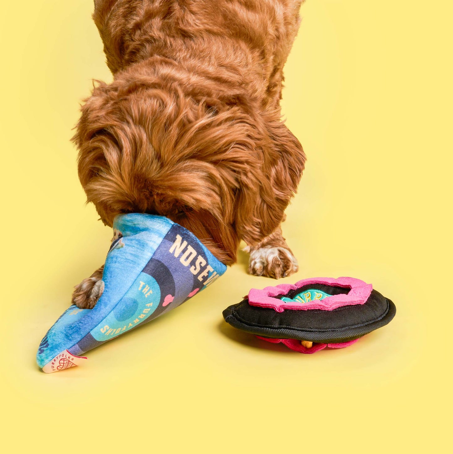 Le Jouet d’odorat en vinyle pour chien