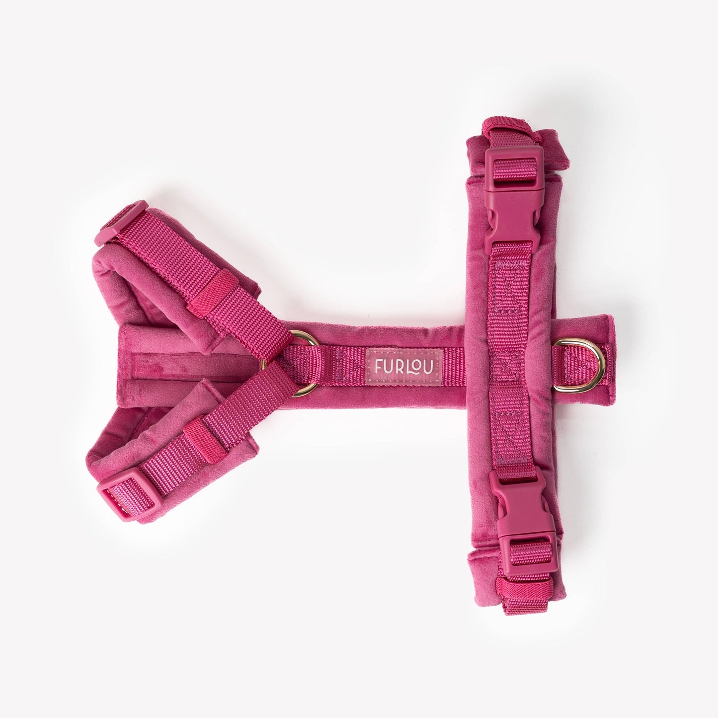 Le Harnais Magenta en velours