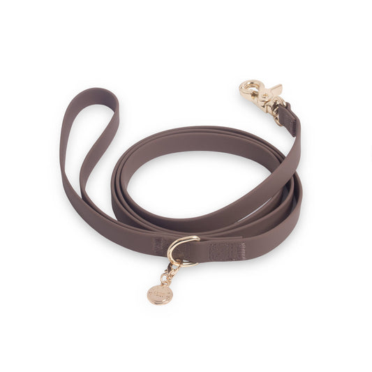La Laisse imperméable pour chien Espresso Brown
