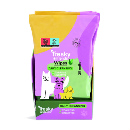 Lingettes nettoyantes quotidiennes