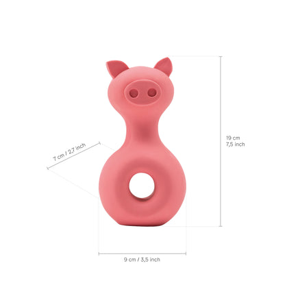 Jouet en latex pour chiens et chats en forme de cochon