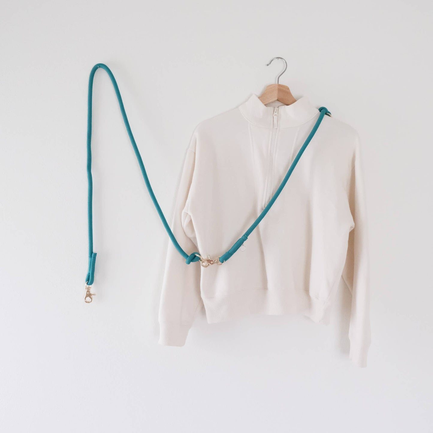 La Laisse Mains Libres - Corde - Turquoise