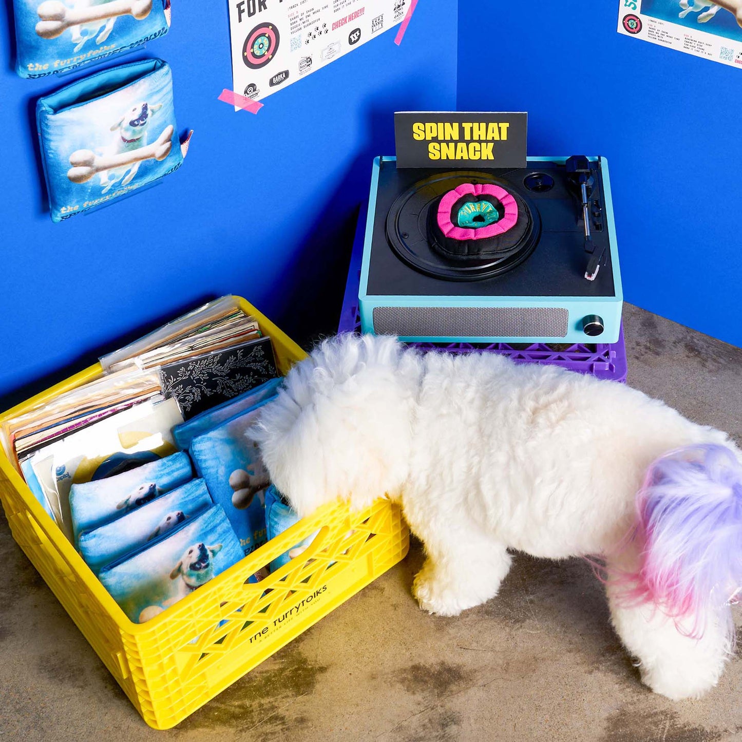 Le Jouet d’odorat en vinyle pour chien