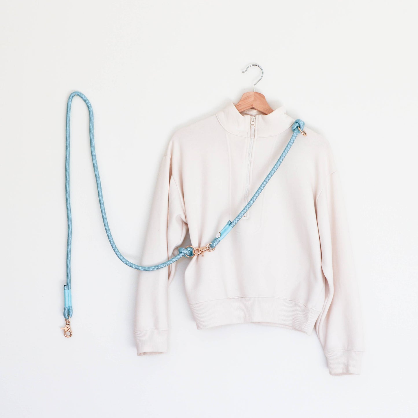 La Laisse Mains Libres - Corde - Baby Blue