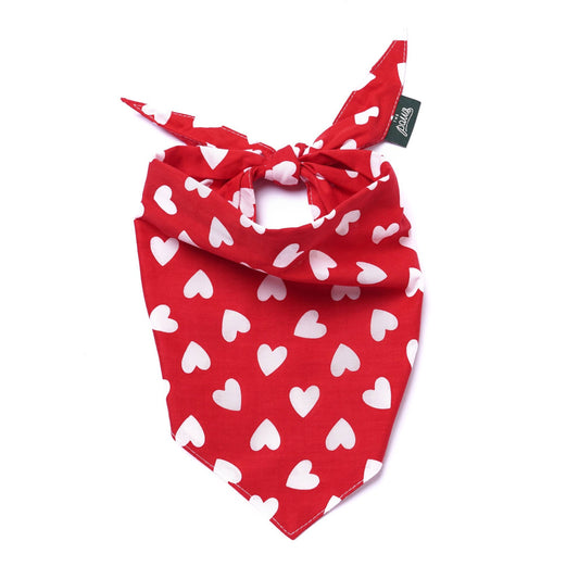 Le Bandana pour chien coeurs
