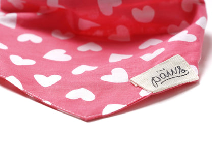 Le Bandana - Rose à coeur