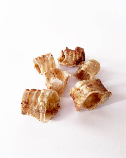 Trachée de bœuf en rondelles - Snack naturel pour chiens